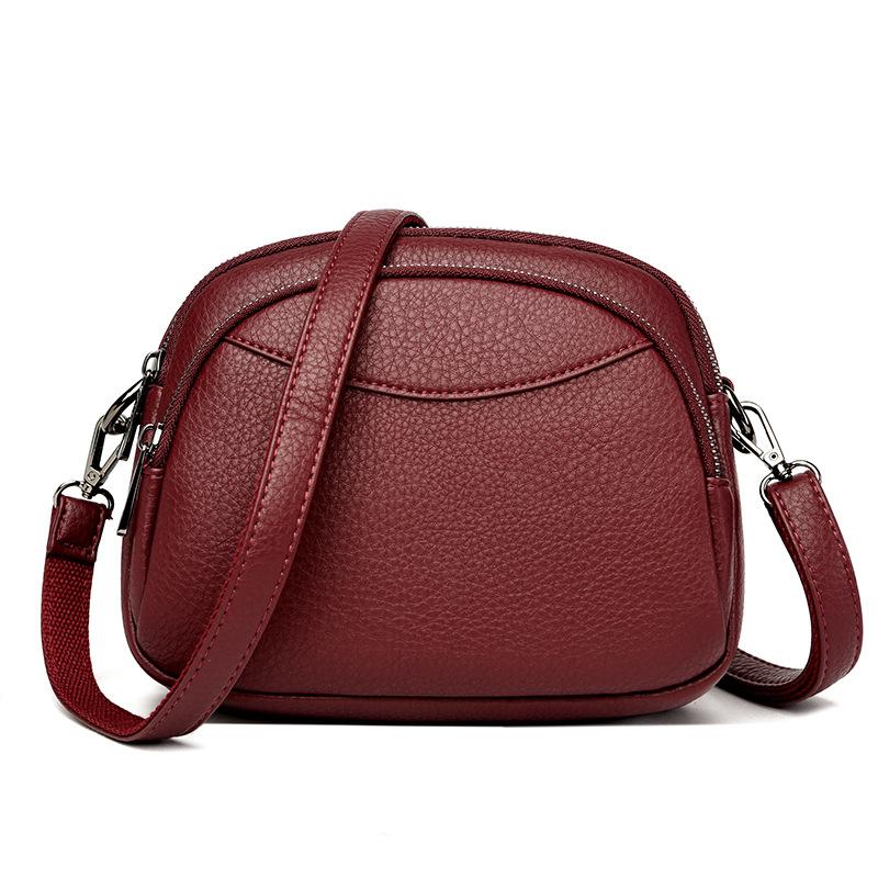 Summer Soft Small Bag Fashion Single Shoulder Crossbody Bag Simple and Versatile Mini Casual Multi-pocket Mobile Phone