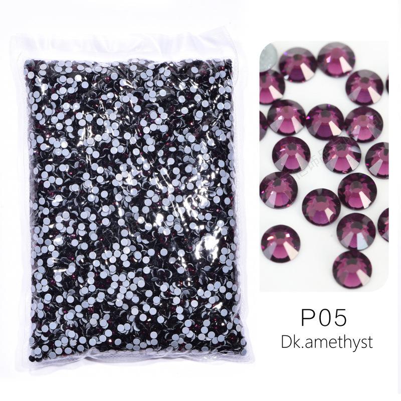 Large Packaging Uniform Glass Imitation Austrian Hot Diamond, Hot Melt Adhesive Bottom Diy Clothing Shoes And Hats Jewelry Rhinestone