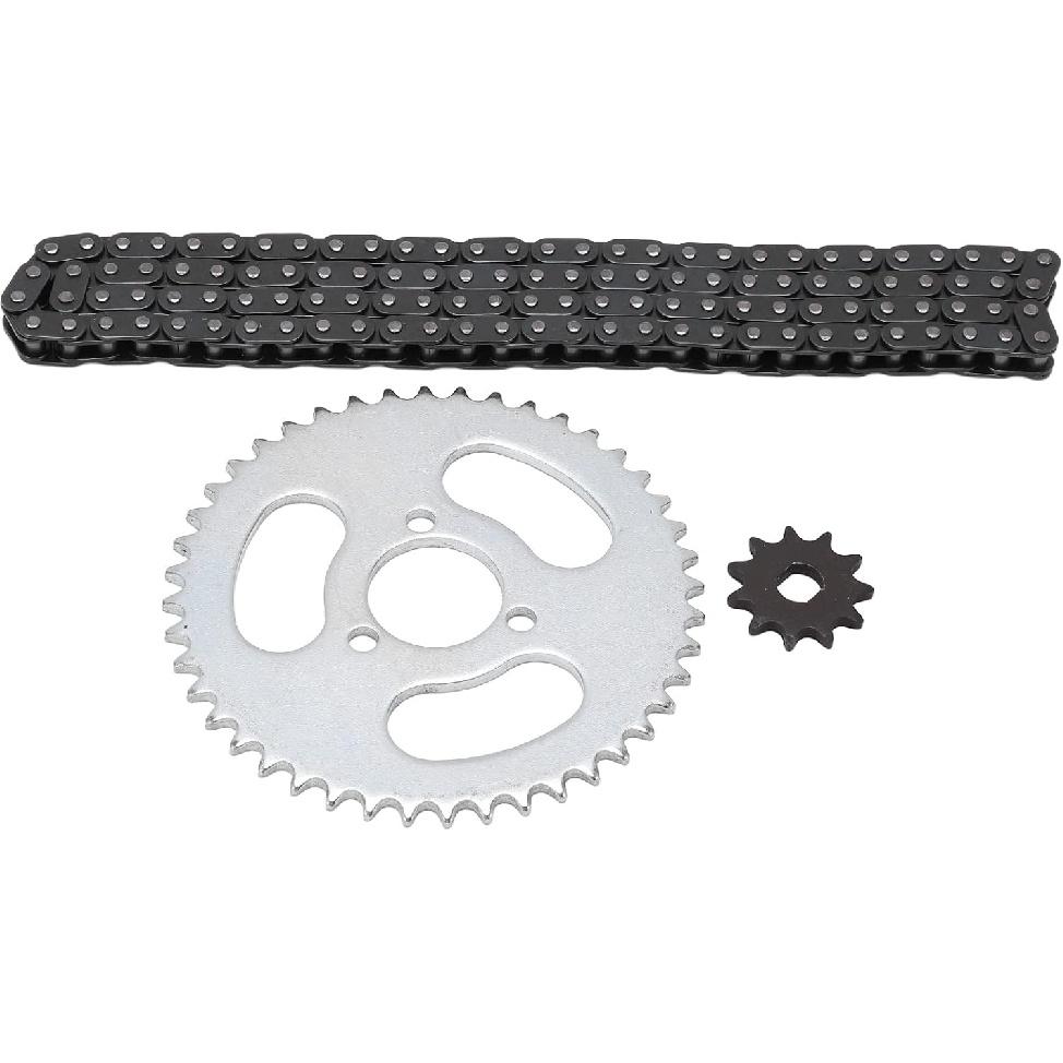 Kettenritzelkit, Hochleistungs T8F Vorne und Hinten Ersatz, T8F Ritzelkettenkit für Modifizierte Karts ATVs Mini-Motorräder Racing Off-Road Custom