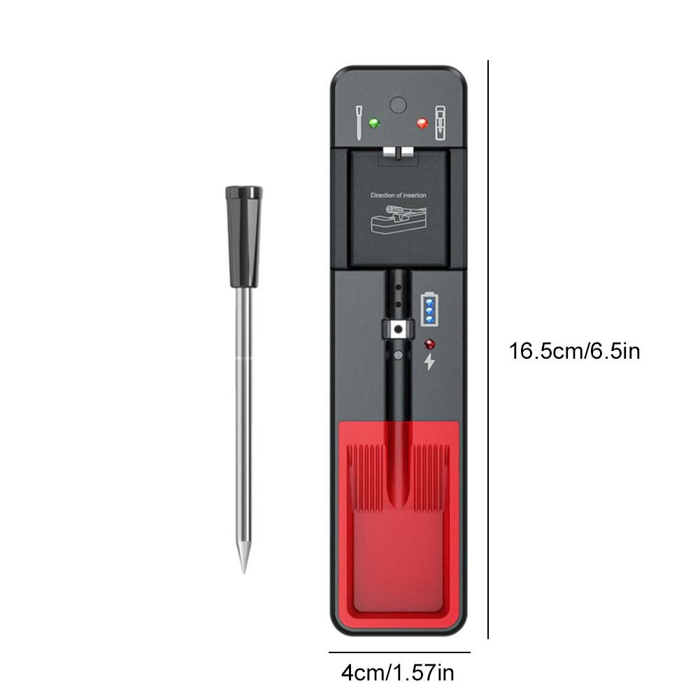 Wireless Digital Food Thermometer Ultra-Thin Probe Digital Meat Thermometer Cooking Thermometer for BBQ Oven Grill & Smoker