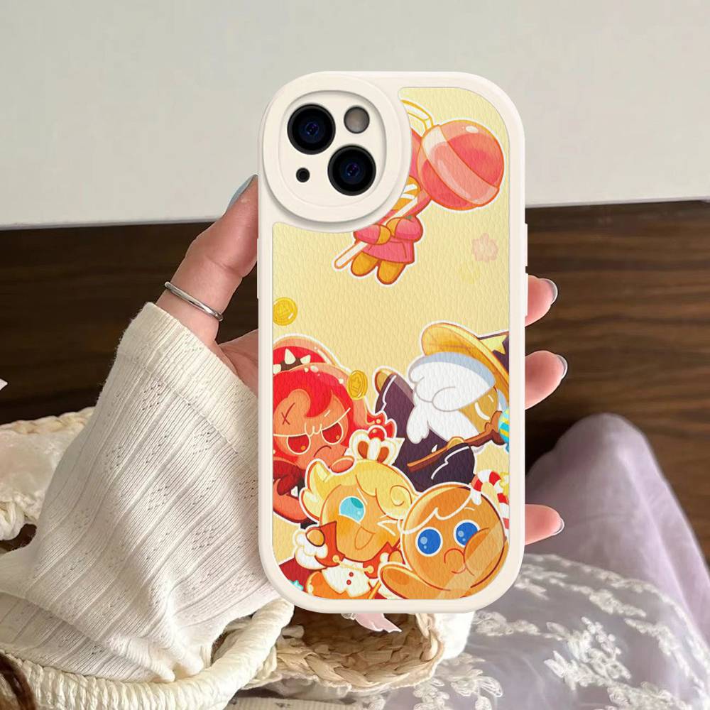 

Game C-Cookie R-Run K-Kingdom For iPhone 16 15 14 13 12 11 Pro Max Plus Shockproof Leather Soft Phone Cover iphone 13promax