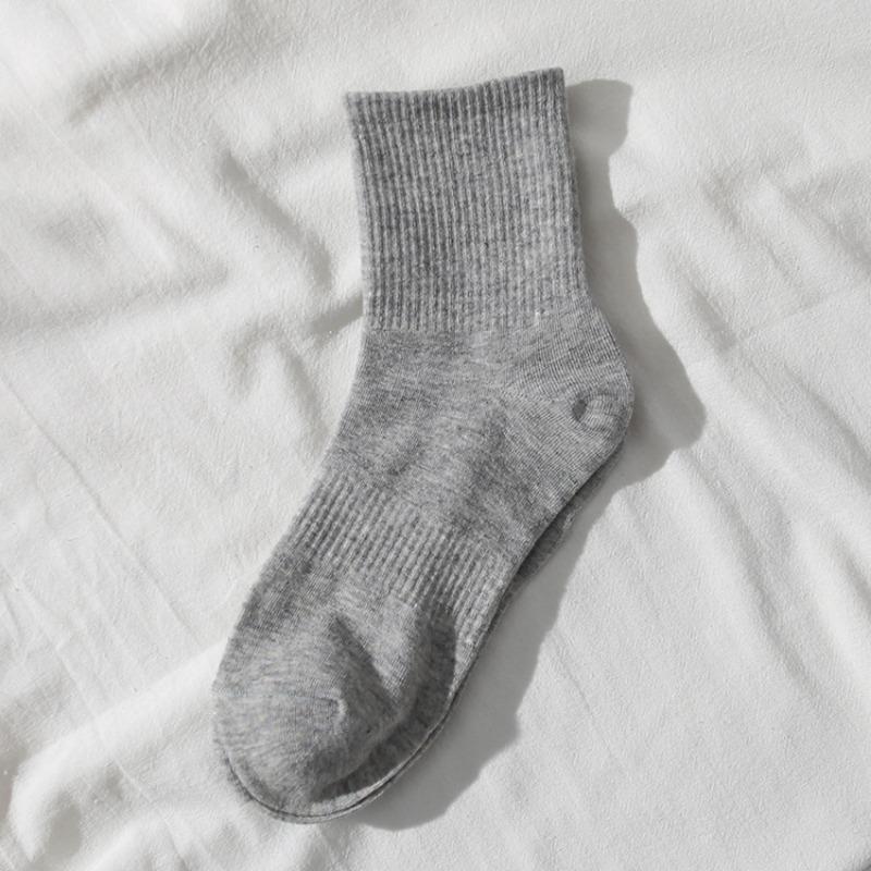 Men's Spring and Summer Pure Cotton Sports Breathable Shallow Mouth Socks
