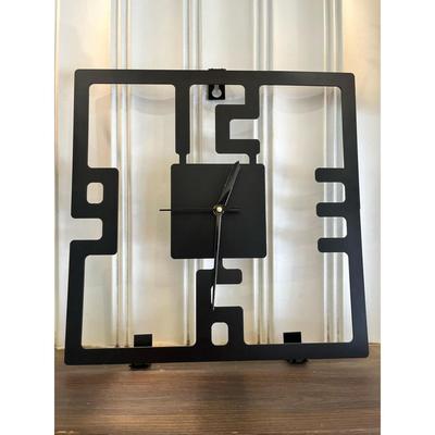 Classic Square Shaped Wall Clock | 12 Inch Durable & Elegant Metal Wall Timepiece for Home, Office, Living Room, Bedroom