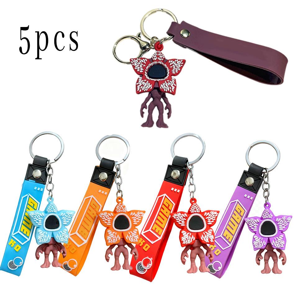 Stranger Keychains Backpack Decorations Party Gifts Back To School Season Friends Accessory Parts Christmas Model Doll Toy Gift