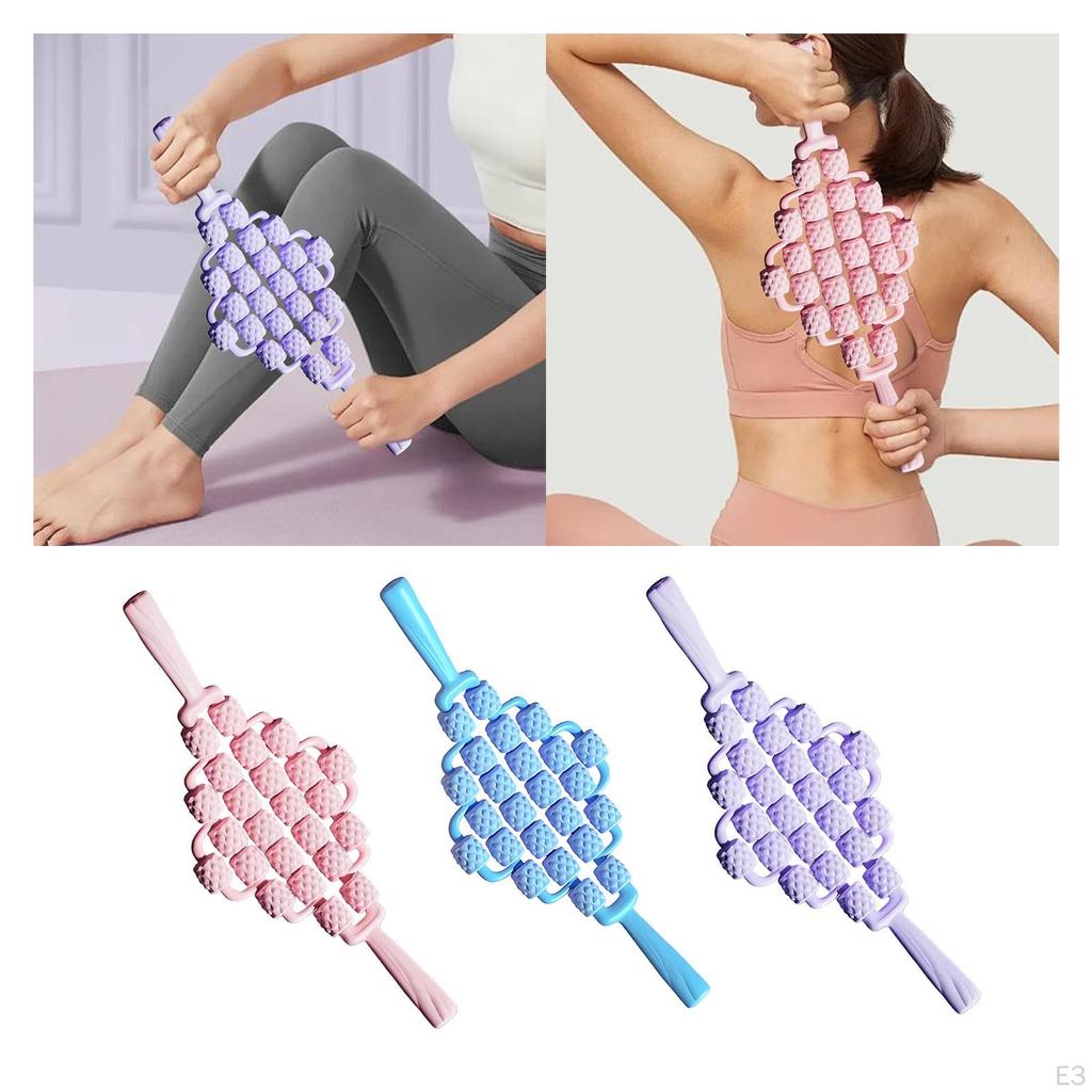 Body Massage Roller, Portable Relaxation Sticks for Back Exercise, Gym, Buttocks,