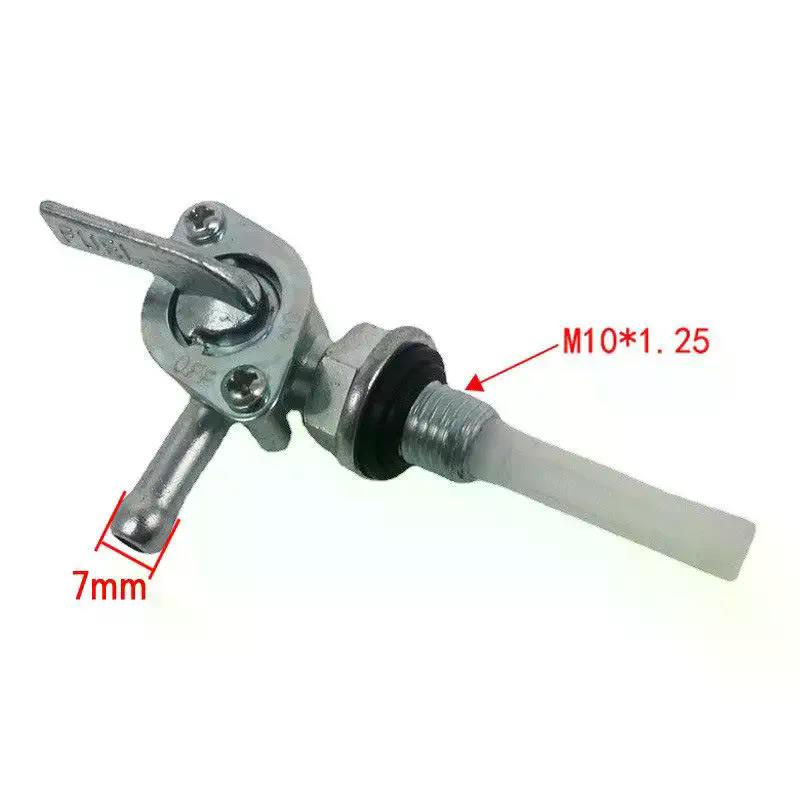 1Pcs Universal Tank Switch M10 for Generator Gas Engine 1/4" Hose Tap Fuel Shut Off Valve Replacement Fuel System Fittings7