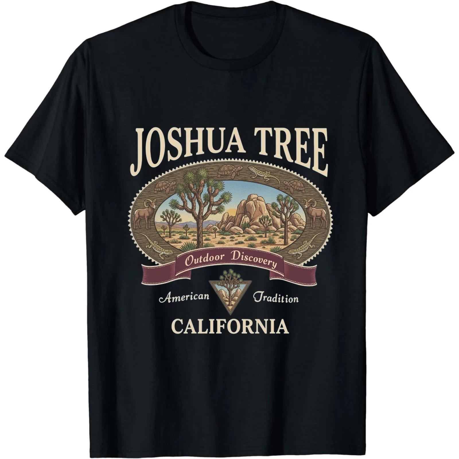 Joshua Tree National Park T-Shirt California Outdoor Discovery Vintage Style Tee S
