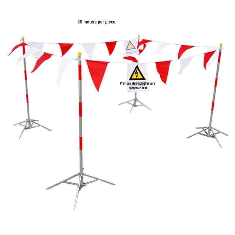 WEZHO Safety Warning Barrier Flag Net