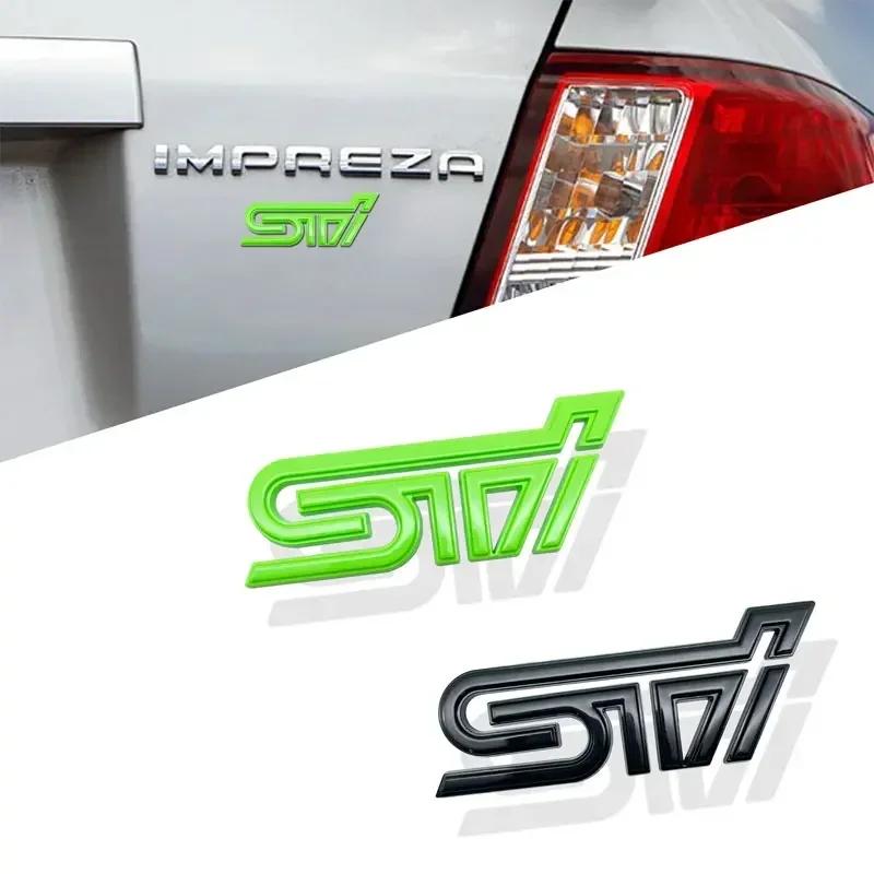 Metal Car Rear Trunk Emblem Sticker Side Badge Decal for Subaru STI Logo WRX Forester XV Outback Impreza Tribeca Crosstrek Exiga O111