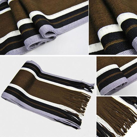 Scarf Fashion Soft Classic Men Classic Scarf Shawl for Winter
