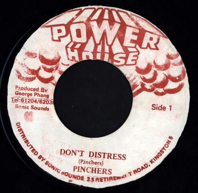 7inch Record PINCHERS  Dont Distress NONE Power House 1986 Jamaica Reggae Ska  Dub Used