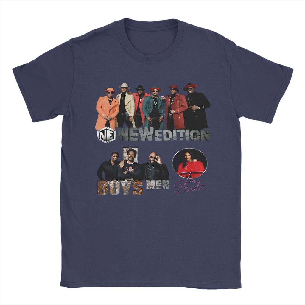 Mens Womens New Edition Way Tour 2026 Vintage RB Concert Shirt Cotton New Arrival Tee Shirts  Top Clothing