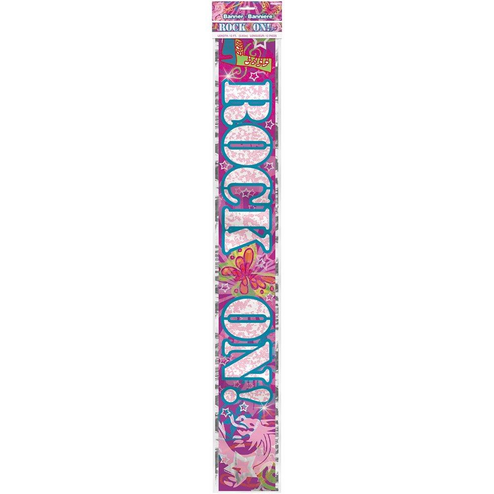 Unique Party Rock On Foil Banner