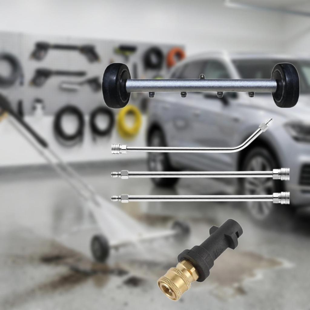 Pressure Washer Car Accessories Sturdy Undercarriage Sprayer Water Broom 4000 PSI for Truck SUV RV Cars Washing Vehicle Supplies