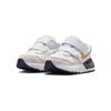 Nike Air Max SYSTM Abrasion Resistant Low top Toddler Shoes White Orange Infant And Toddler DQ0286-109