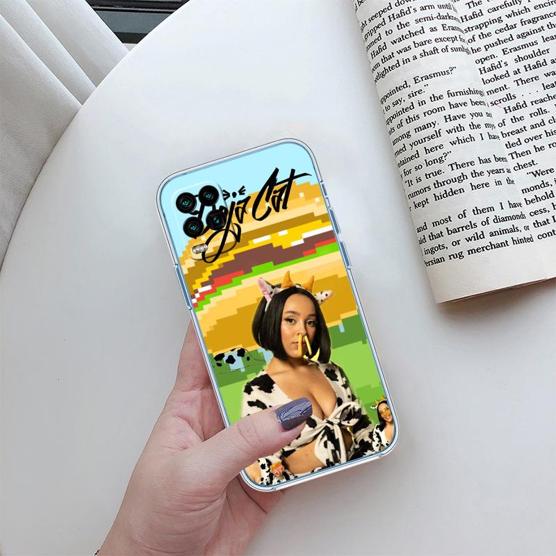 Doja Cat Transparent Phone Case for Samsung Galaxy A04 A04S A14 A23 A34 A54 M23 M33 M52 M53