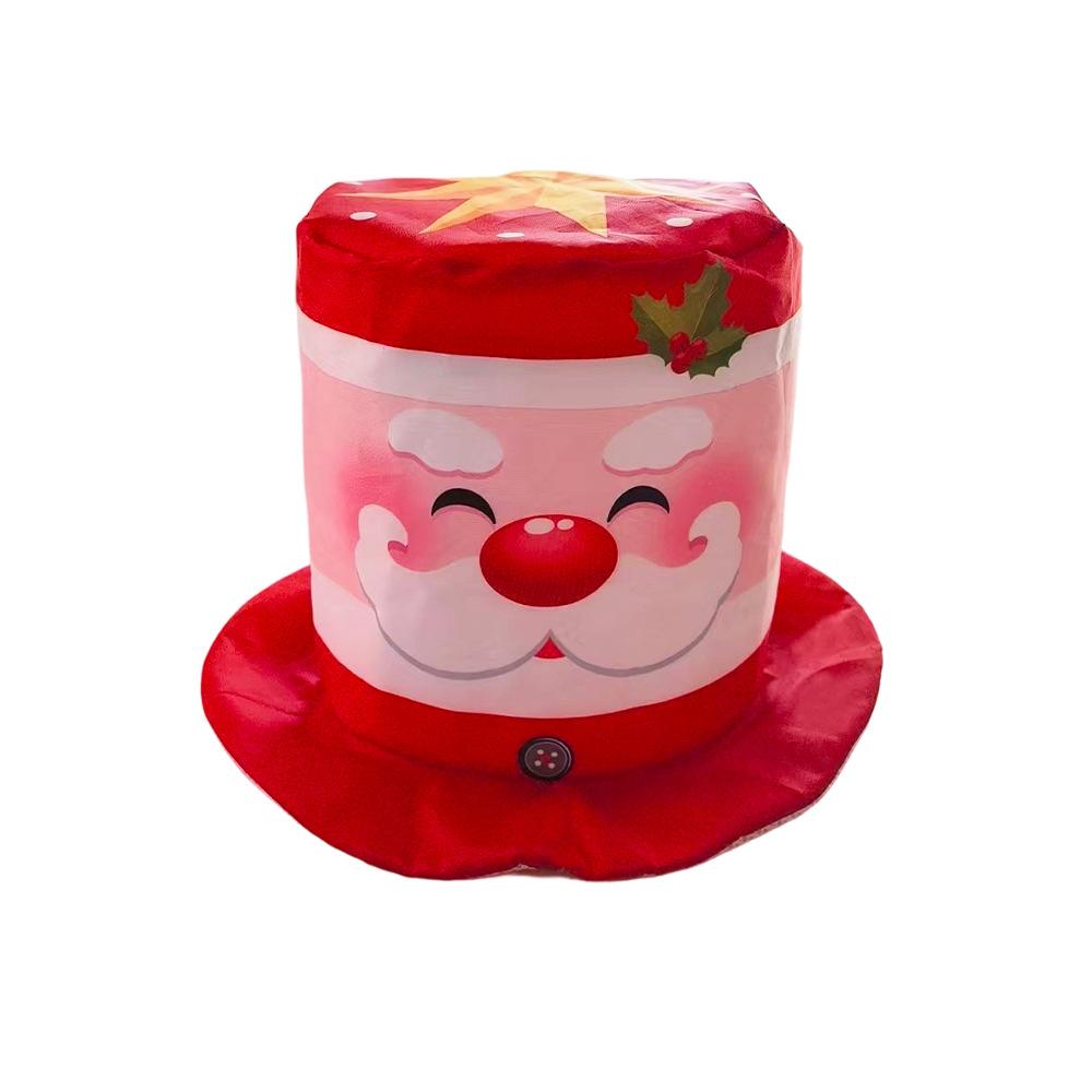 New American Christmas Hat Uncle Sam Hat Holiday Decoration Props Children's Cartoon Top Hat Top Hat