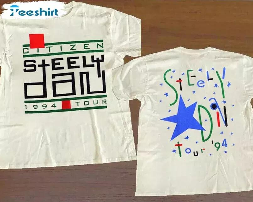 Steely Dan 1994 Tour Shirt Vintage Citizen Steelly Dan 2 side T shirt S-4XL XL