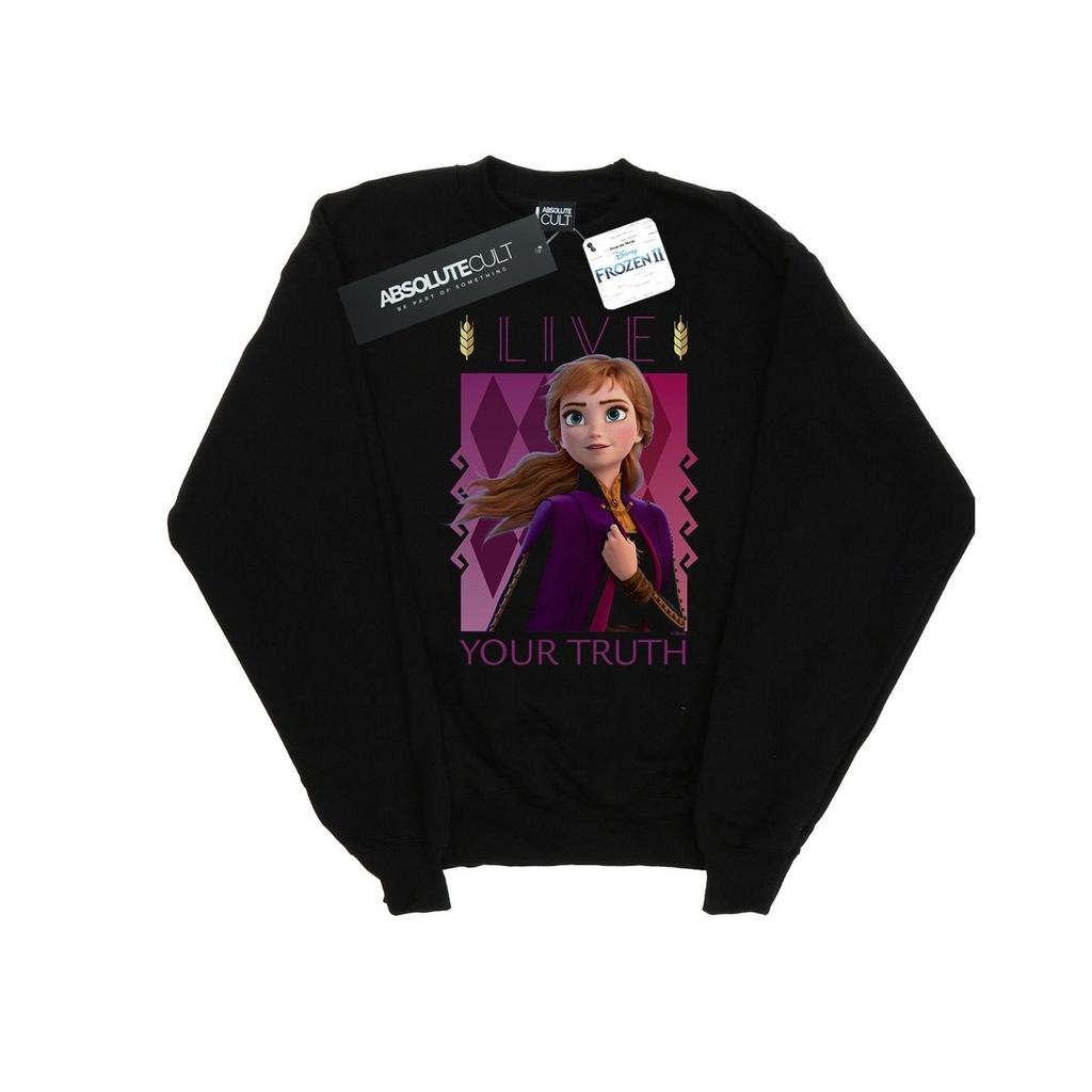 Disney Womens/Ladies Frozen 2 Anna Live Your Truth Sweatshirt