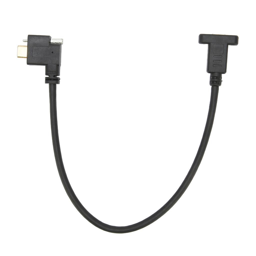 Type C to Type C Cable 10Gbps 5A 4k Gold Plated Standard 16+1 Cores 0.3 Meters Male To Male USB3.1 Cable