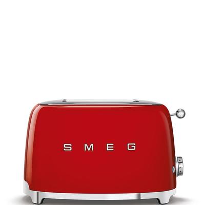 Toaster Smeg Red TSF01RDEU