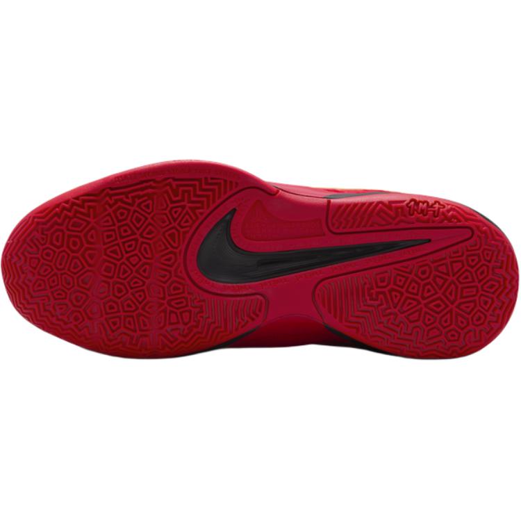 Nowe Nike Ja 2 Antypoślizgowe Odporne na Ścieranie Niskie Dziecięce Buty do Koszykówki Czerwone Nastolatki IB7249-600