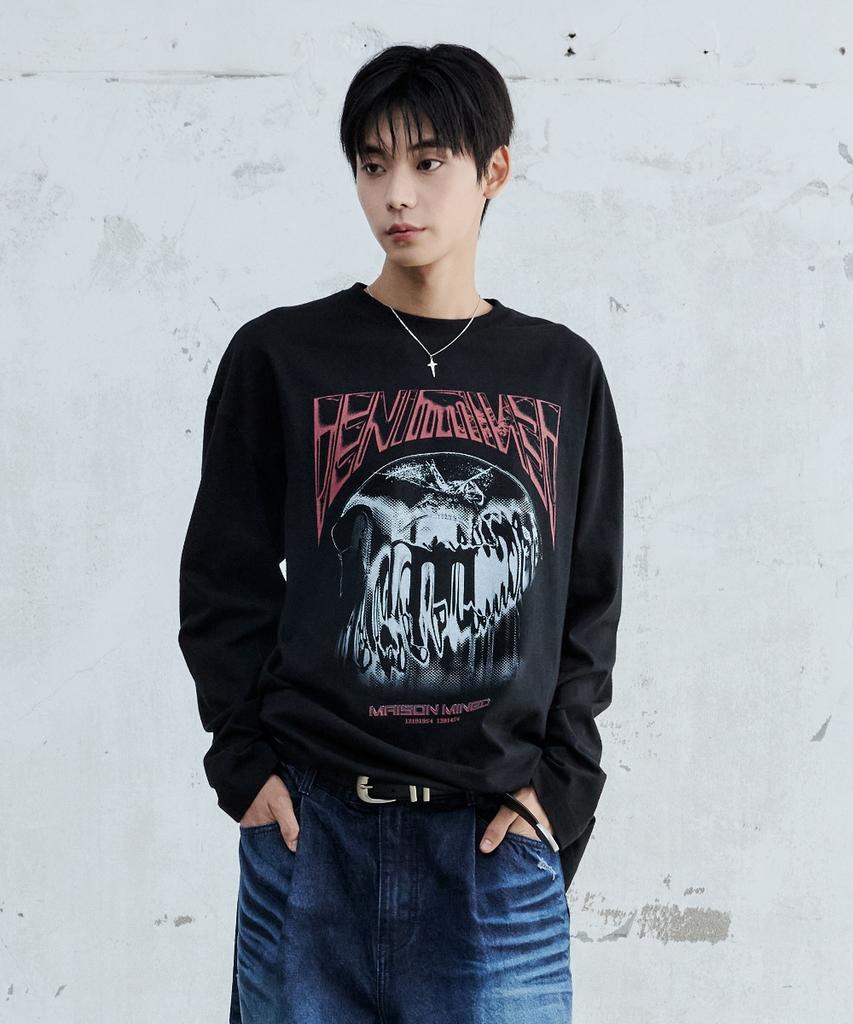 MAISON MINED Sticky Long Sleeve Black