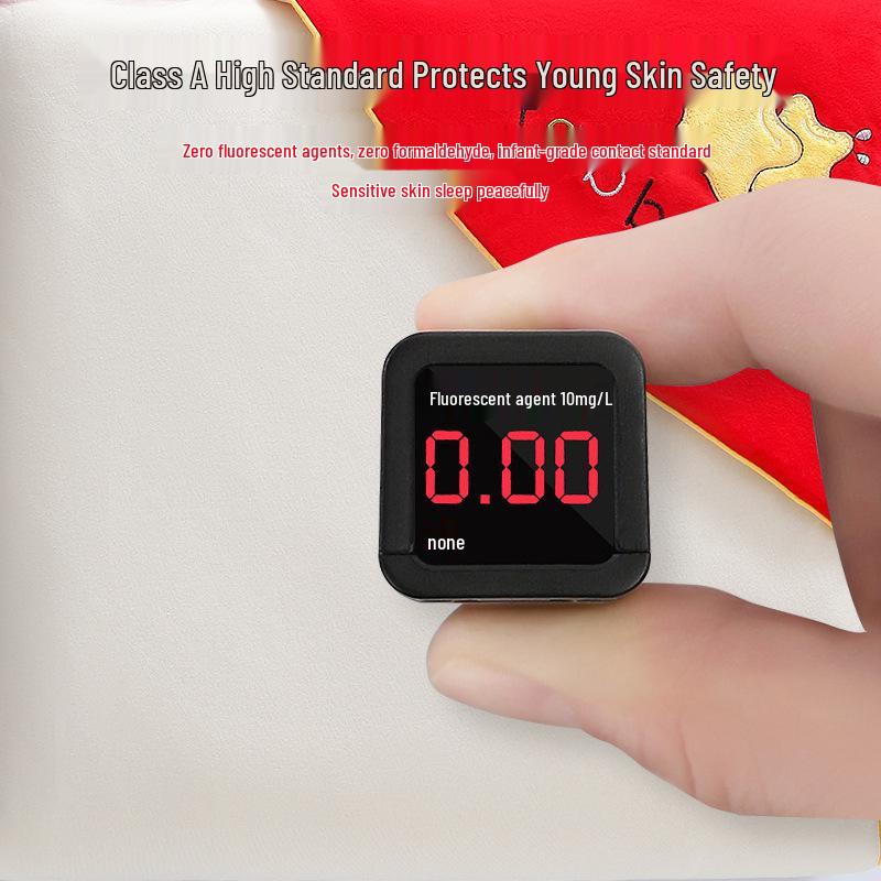 Bright Red Pure Cotton Baby Swaddle for Boys & Girls - Thickened Autumn/Winter Newborn Wrap