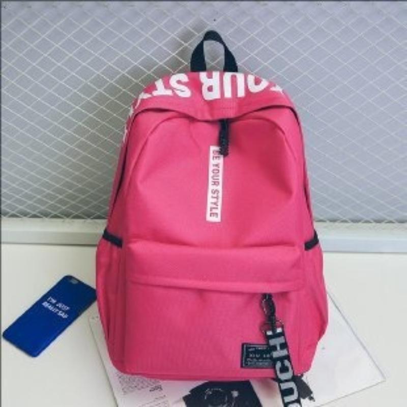 Fashion Trend Backpack Backpack for Men and Women Junior High School High School Student Bag Large Capacity Korean Version of Th