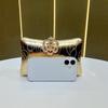 Luxury High-end 3D Embossing Women's Evening Bag Brand Design Diamond Flower Dinner Handbags Fashion Wedding Dress Crossbody Bag