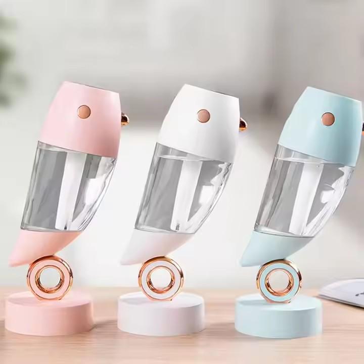 Bird Colorful Night Light Humidifier 260ml Led Light Spray Mist Humidifier Ultrasonic USB Diffuser for Water Replenishment USb&5v