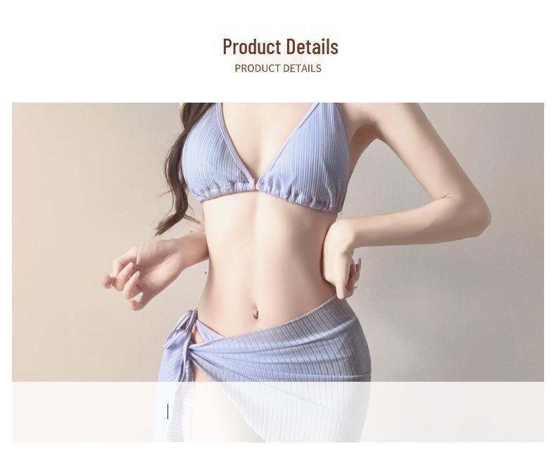 Women's Sexy Two-Piece Bikini Set - European and American Style Hot Spring Swimwear