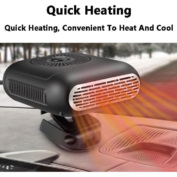 MACHSWON Car Heater, 2 In 1 Car Heater Heating Fan Defroster Demister Car Cooling Fans Automotive Replacement Heater for Car SUV Truck Rv Trailer(12V