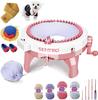48 Needle Knitting Smart Weaving Loom Knitting DIY Hand Rotation Loom Kit with Row for Adults Kids Machine, Machine, Counter, (48 Pins)
