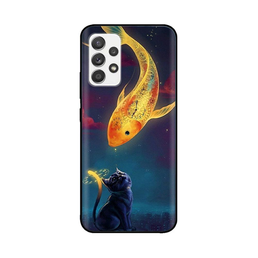 Cover For Samsung A72 Case Soft Liquid Silicone Housing For Samsung Galaxy A72 Case A 72 Full Protection High Quality Fundas