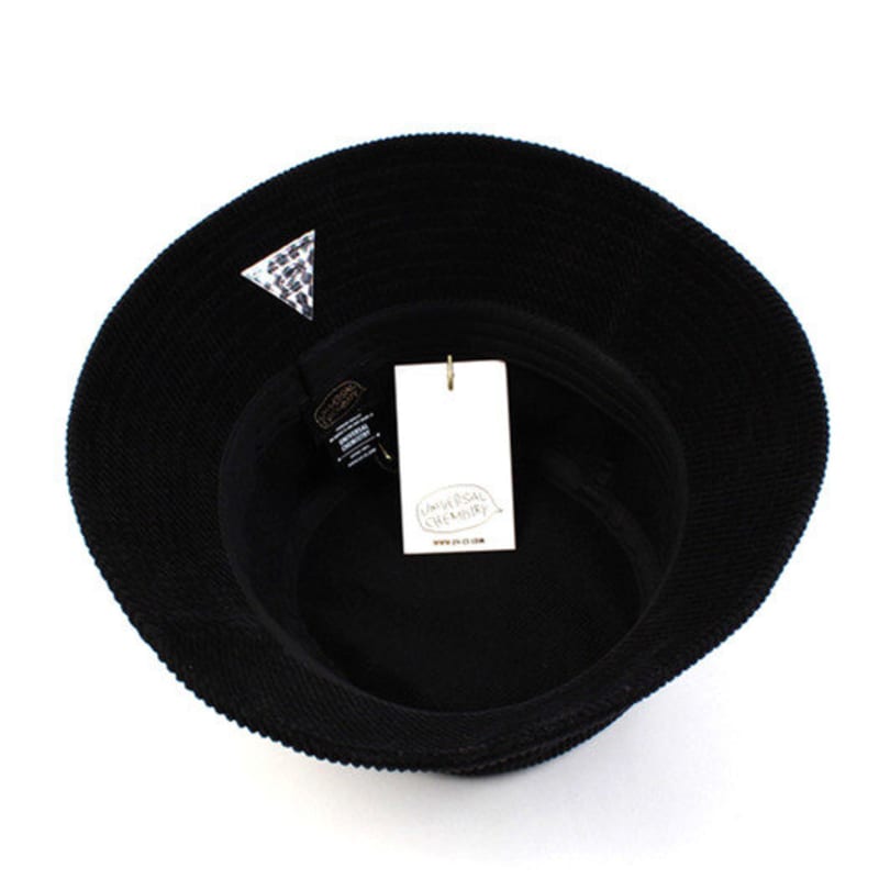 Universal Chemistry Side Thunder Black Corduroy Bucket Hat