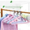 20Pcs Scratch Resistant Plastic Dipped Clothes Hangers Durable Garment Racks for Home Travel Laundry Drying