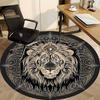 1PC Lion Mandala Pattern Chair Carpet for Office, Indoor Non-Slip Washable Carpet, Soft Comfortable Mat For Office Room Yy250930295