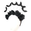 Eye Catching Bat Headband With Fabric Fashionable Headwear For Halloween Celebrations And Cosplay Event