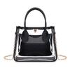Transparent fashion single shoulder crossbody mother and child bag women's bag versatile niche cosmetic bag