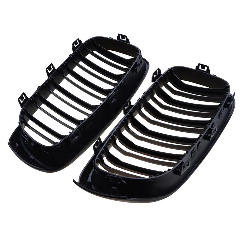 Rhyming Black Car Front Bumper Kidney Grille Grill Fit For BMW 3Series GT F34 2014 2015 2016 2017 ABS Modified Part