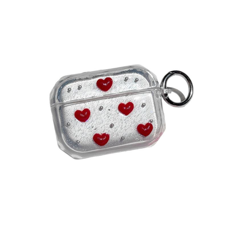 The New Epoxy Tulip Is Suitable for AirPodsPro1 Earphone Case, Universal Photo Frame, Love Apple 1st Generation Soft Case.