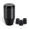 Lightweight Carbon Fiber Gear Shifter Knob Head with Aluminum Alloy Construction Compatible with Automatic Cars
