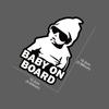Warning Car Sticker Baby on Board Stickers Color Vinyl Film PVC Decal Creative Stickers Vehicles Motorcycle Exterior Accessories