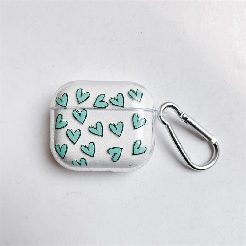 Applicable AirPods Pro1 earphone cover Japan and Korea glitter transparent soft case Apple 1/1/1 protective cover cartoon