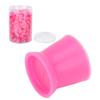 300pcs Tattoo Ink Cup Disposable Silicone Tattoo Pigment Cup Eyebrow Eyeliner Lip Color Pigment Cup