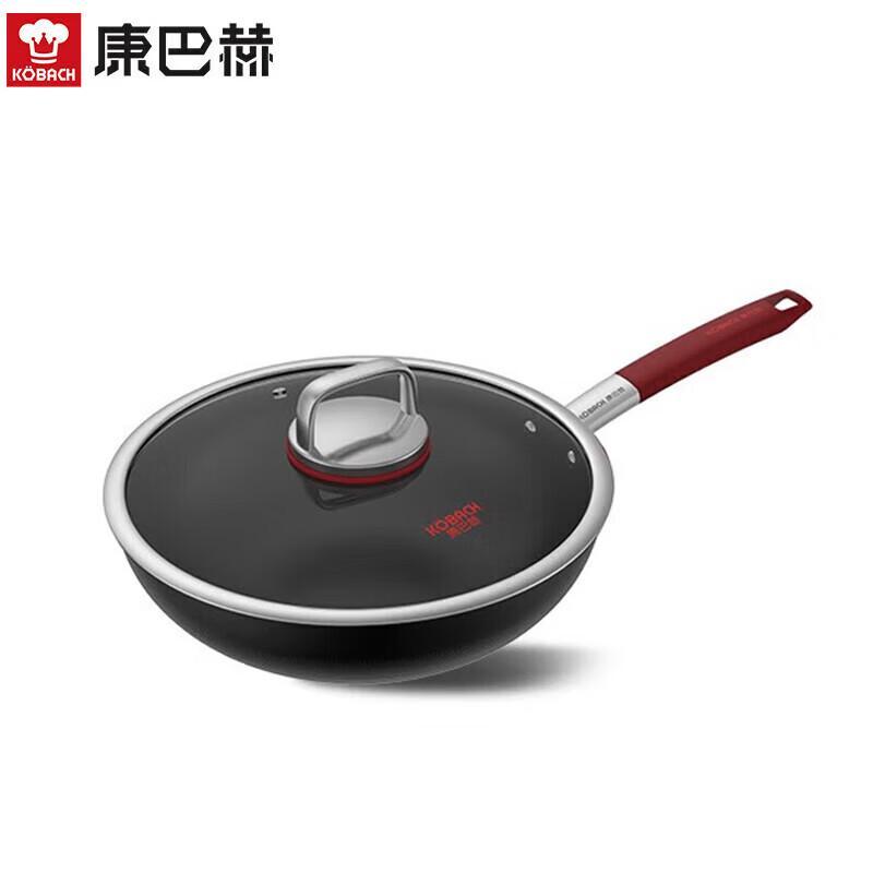 Kumbach 32cm Titanium Non-Stick Wok