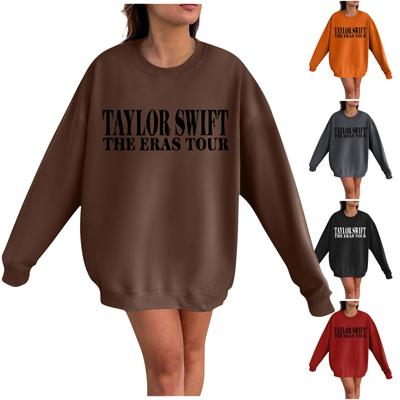 Women Winter Tops Women's Long Sleeve Sweatshirt Casual Crewneck Loose Fit Pollover Tops