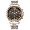 Men'S Speedmaster Business Large Dial Steel Belt Multifunctional Digital Face Calendar Waterproof Watch