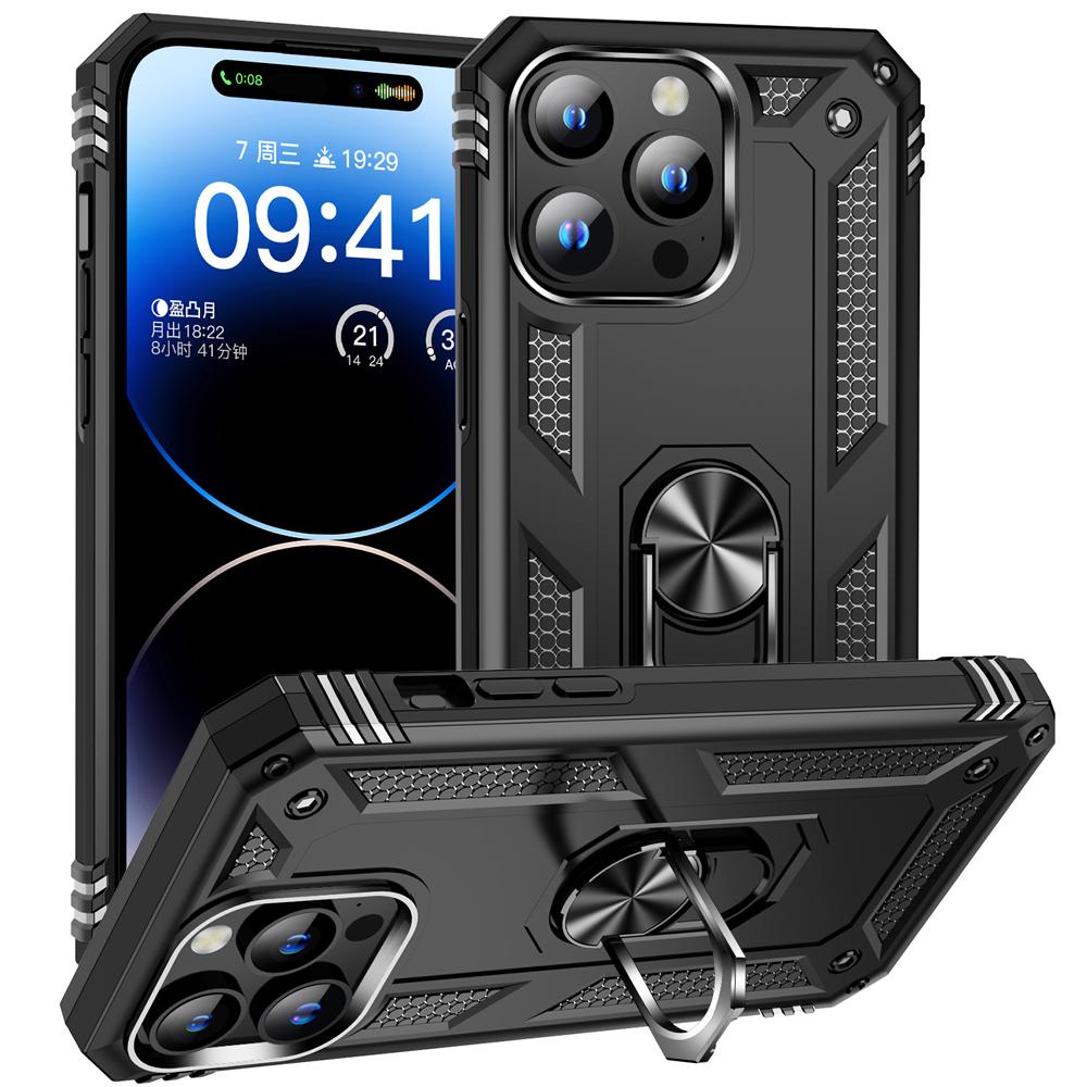 

Heavy Duty Protective Case for iPhone 17 16 15 14 13 12 11 Pro Max mini 16e 17e 8 7 Plus SE 2020 2022 X XS XR Air 360°Rotatable iPhone17 чёрный